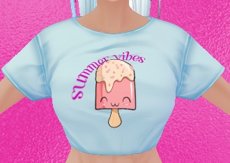 3 piece Summer Vibes Popsicle #1 VROID textures