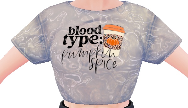 Blood Type Pumpkin Spice 3 piece VROID TEXTURES