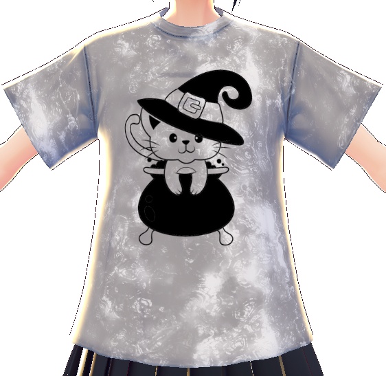 Witchy Kitty 3 piece VROID TEXTURES