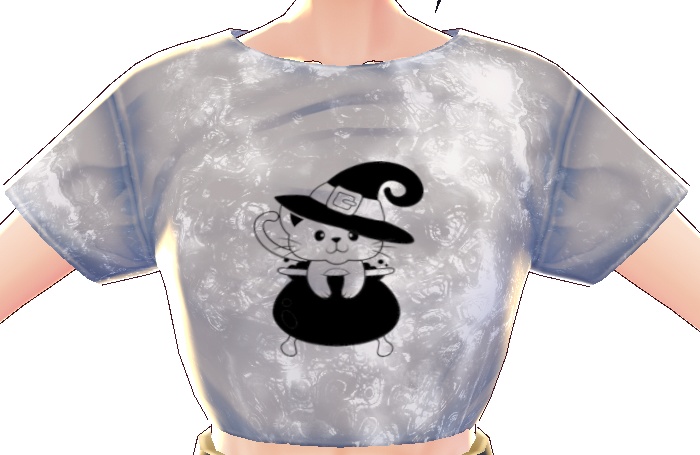 Witchy Kitty 3 piece VROID TEXTURES