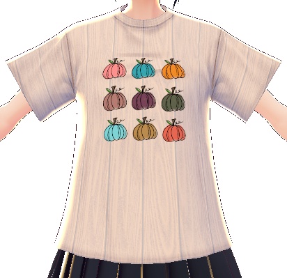 Retro Pumpkins 3 piece VROID TEXTURES