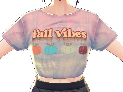 Retro Fall Vibes 3 piece VROID TEXTURES