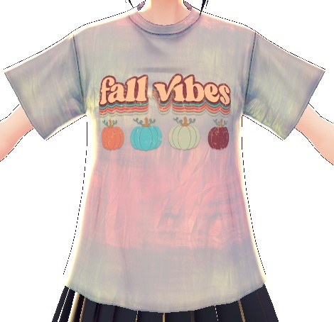 Retro Fall Vibes 3 piece VROID TEXTURES