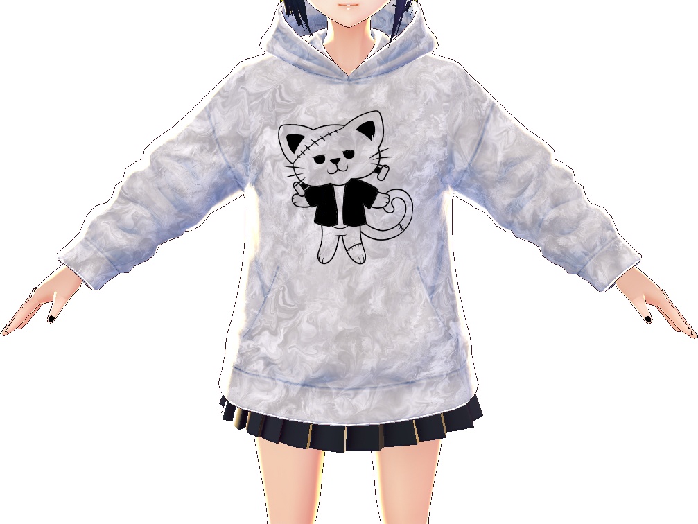 Frankenkitty 3 Piece Vroid Textures Tessas Trendy Tees Booth 