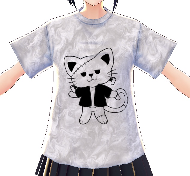 Frankenkitty 3 piece VROID TEXTURES