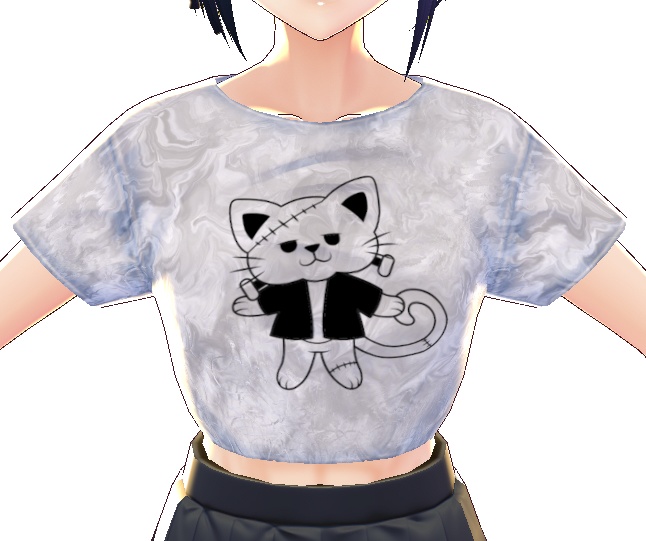 Frankenkitty 3 piece VROID TEXTURES