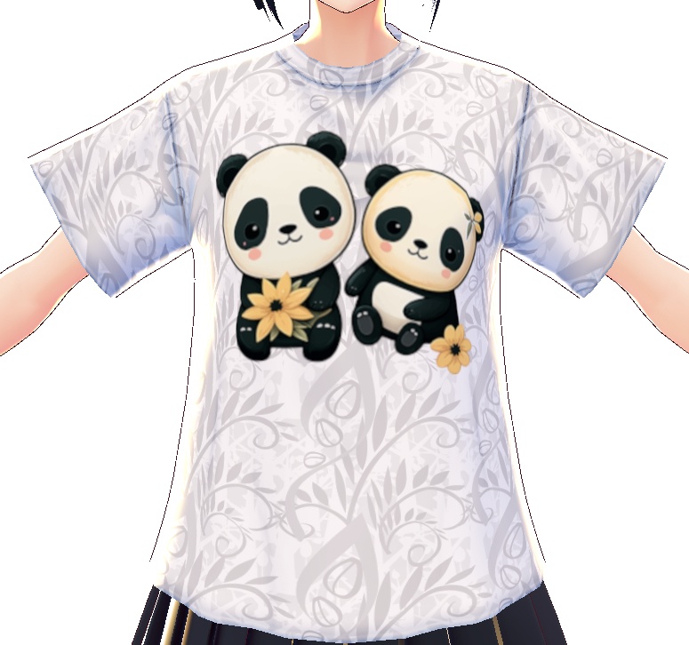 Pandas #1 3 PIECE VROID textures