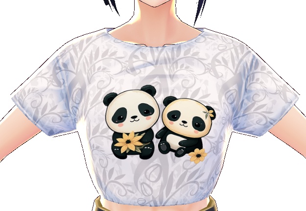 Pandas #1 3 PIECE VROID textures