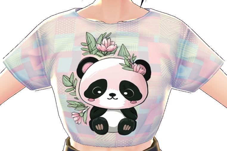 Pandas #2 3 piece VROID textures