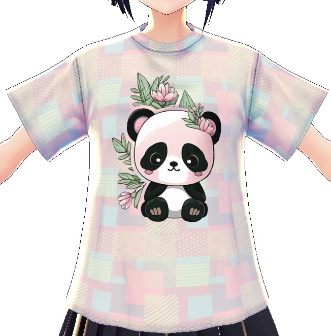 Pandas #2 3 piece VROID textures