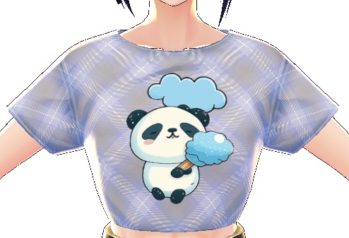 Pandas #3 3 piece VROID textures