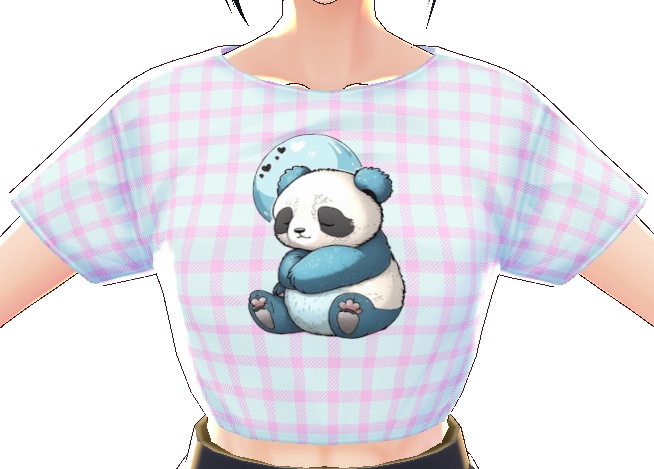 Pandas #4 3 piece VROID textures