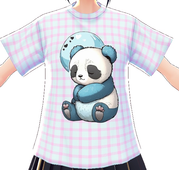 Pandas #4 3 piece VROID textures