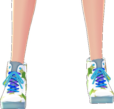 Aloha HIGH CUT SNEAKERS 2 pair VROID textures