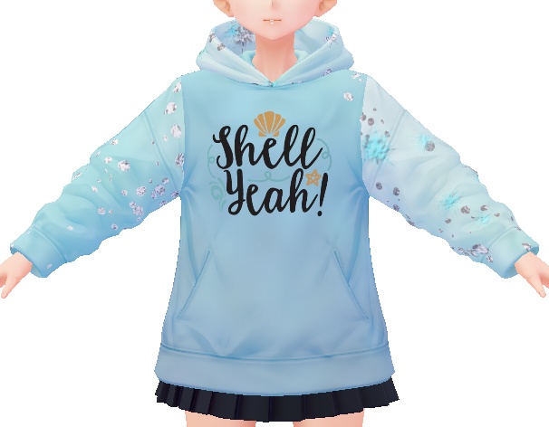 Shell Yeah Mermaid 3 piece VROID TEXTURES