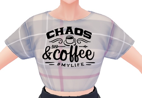 Chaos and Coffee 3 piece VROID TEXTURES