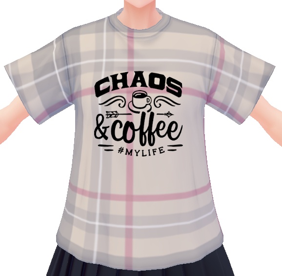 Chaos and Coffee 3 piece VROID TEXTURES