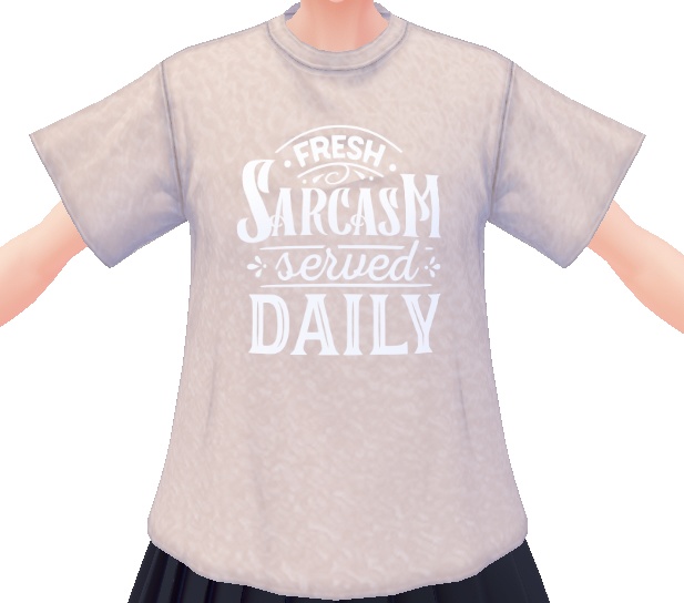 Fresh Sarcasm 3 piece VROID TEXTURES