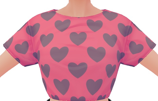 Hearts pattern 5 PIECE VROID TEXTURES