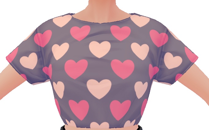 Hearts pattern 5 PIECE VROID TEXTURES