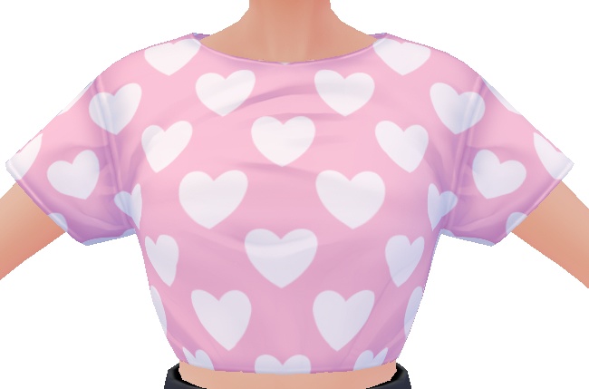 Hearts pattern 5 PIECE VROID TEXTURES