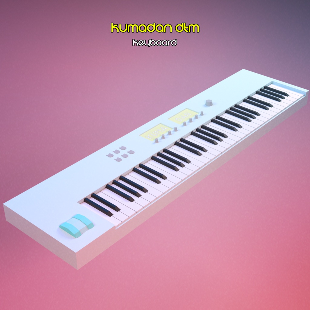 【3DCGオブジェセット】くまだんDTM