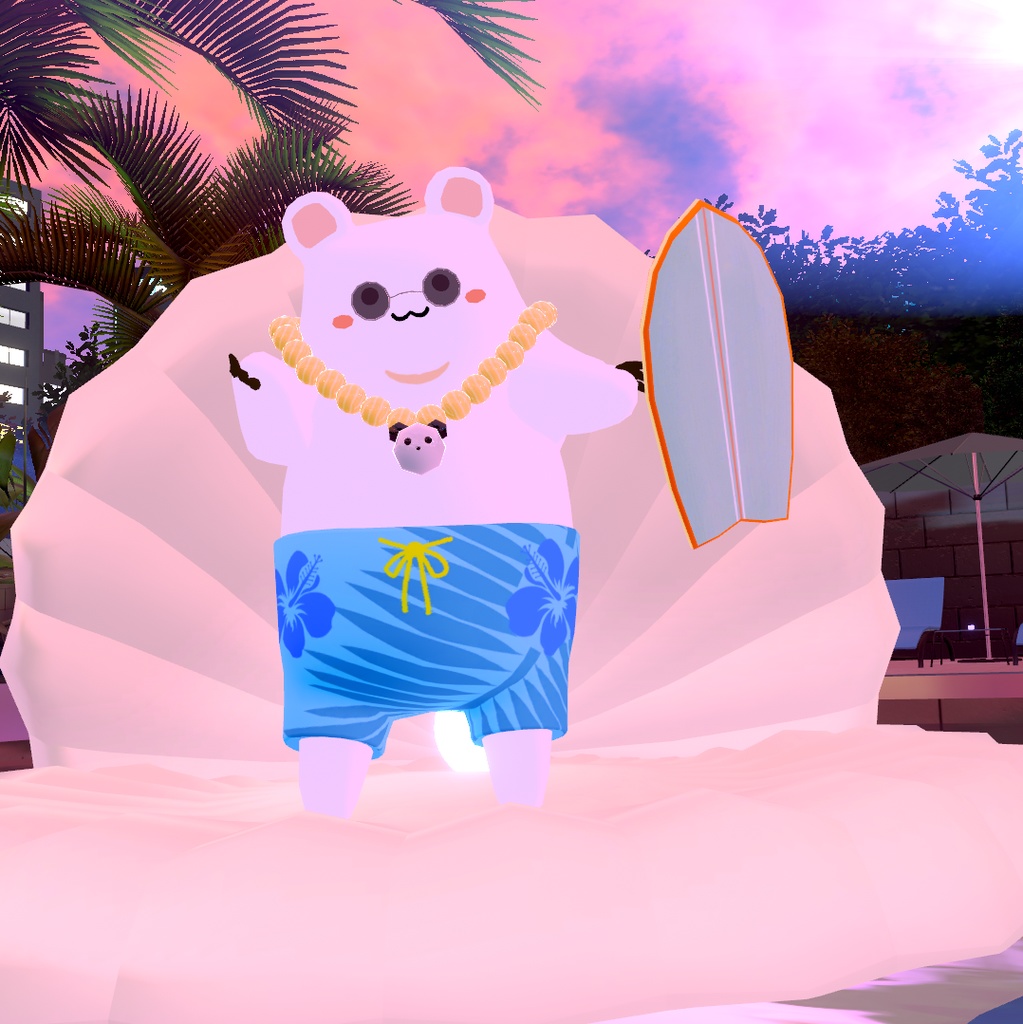 衣装「常夏くまだん&かっぴぃさん&たぬまろ」