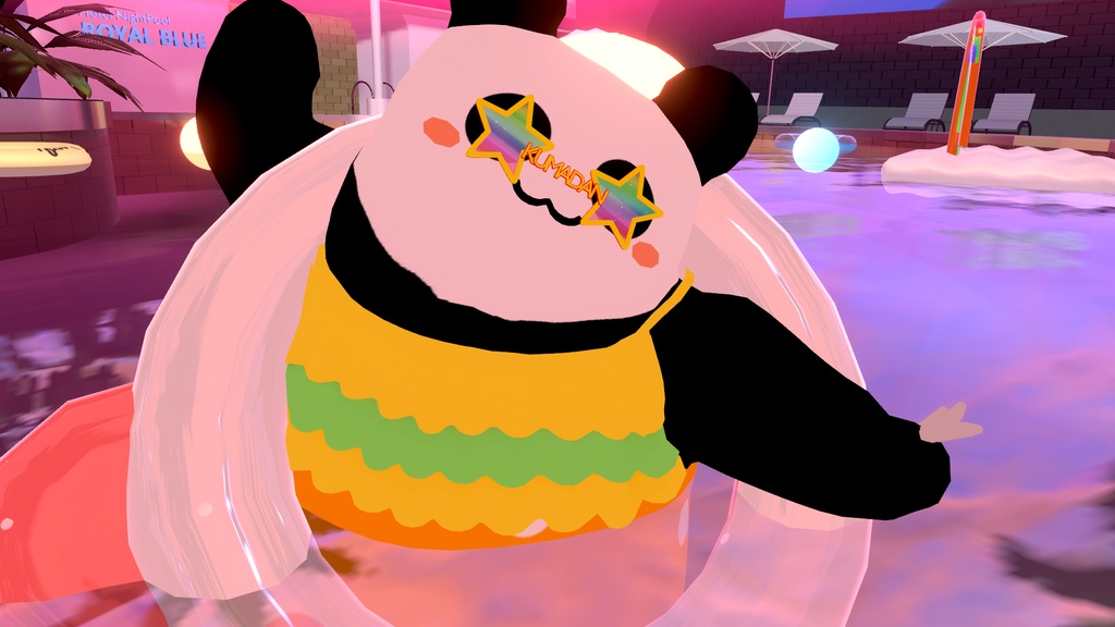 衣装「常夏くまだん&かっぴぃさん&たぬまろ」