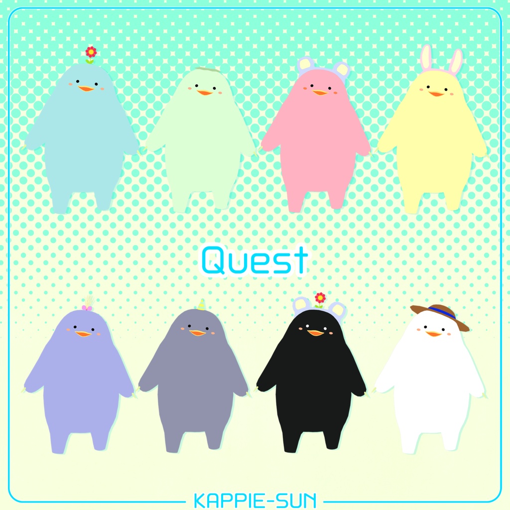 オリジナル3Dモデル「かっぴぃさん」