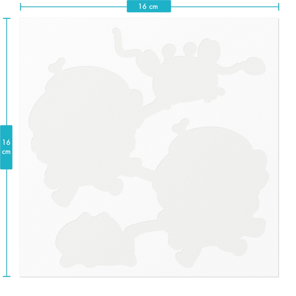 【2023】ルンあわステッカー白