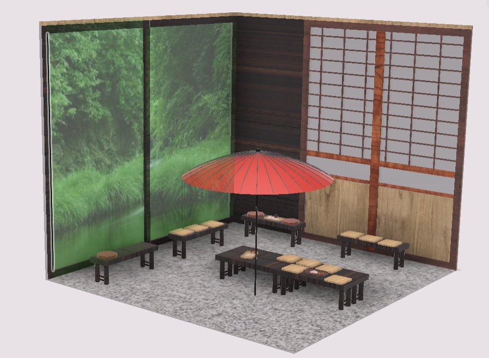 茶屋【STLファイル】