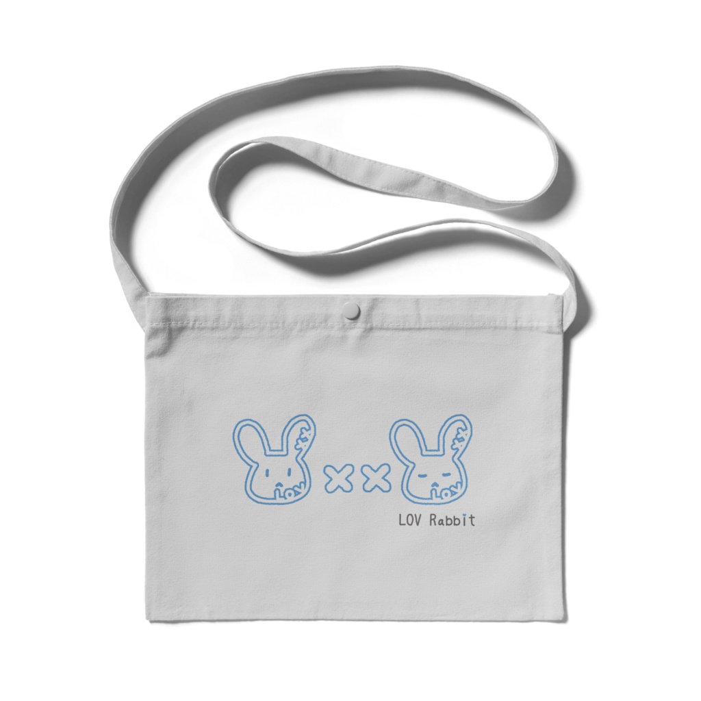 LOV Rabbit サコッシュ 青