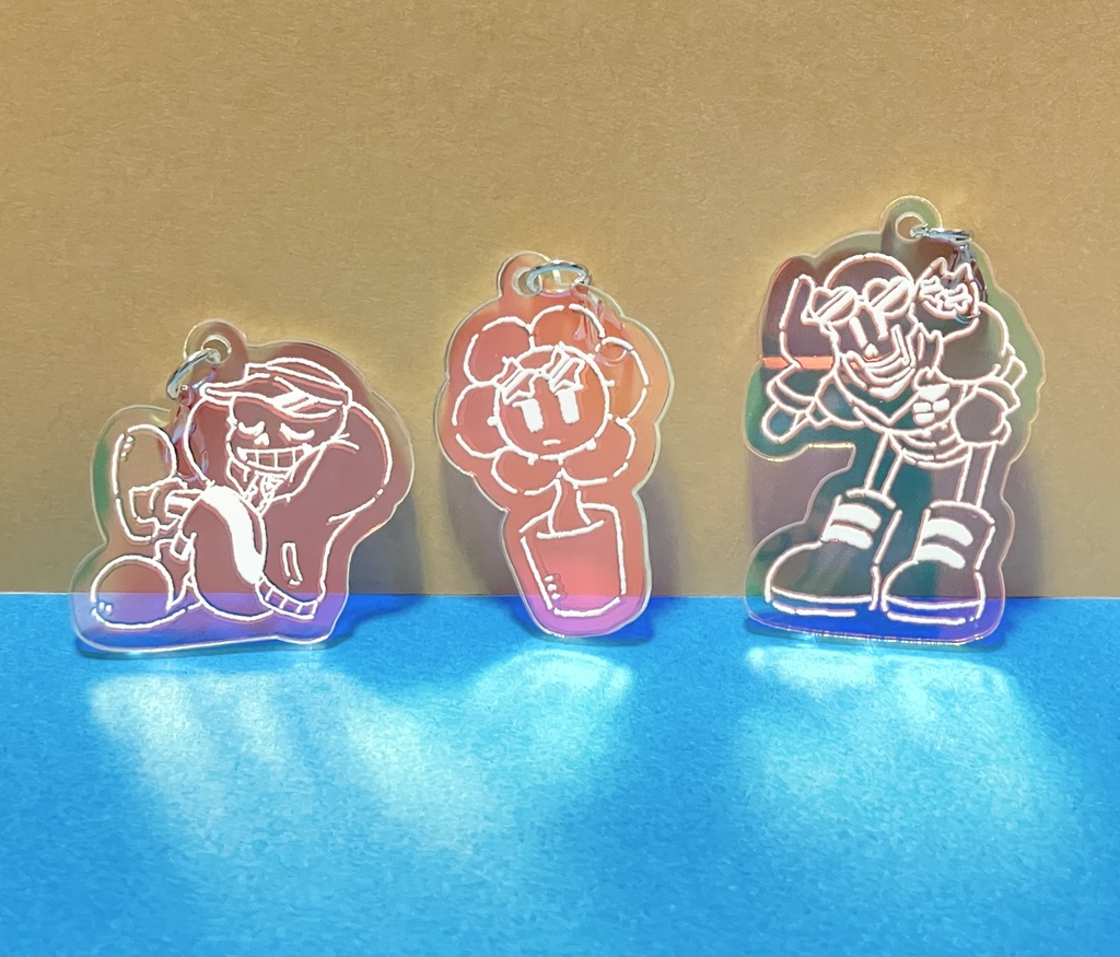 オーロラアクリルチャーム