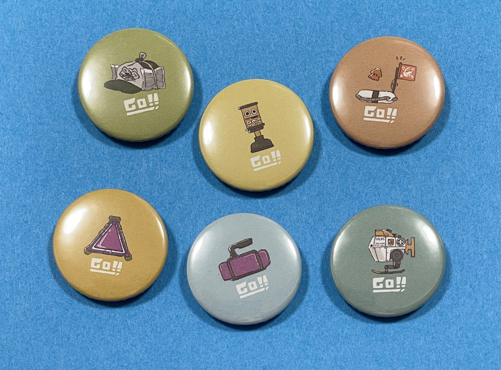 バイト&サブウェポン缶バッジ