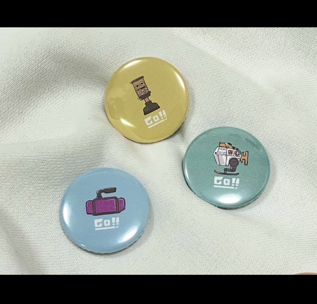 バイト&サブウェポン缶バッジ