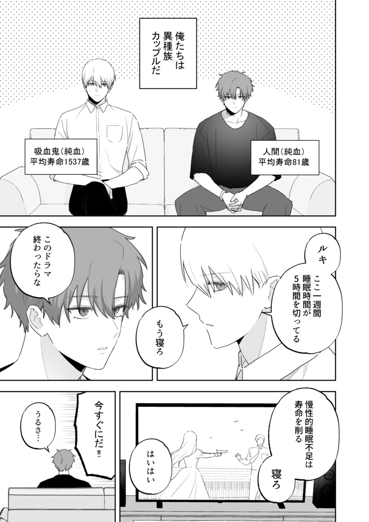 【再販版】吸血鬼と人間のBL 再録集