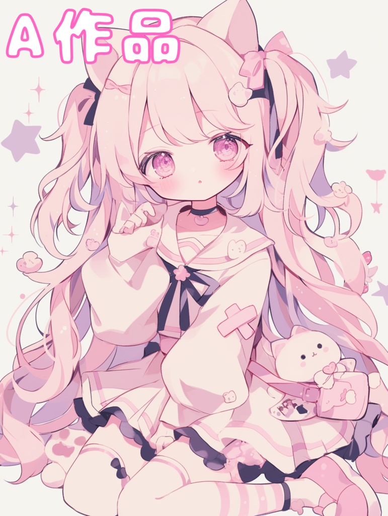 立ち絵素材_アイコン_女の子_ミニキャラ