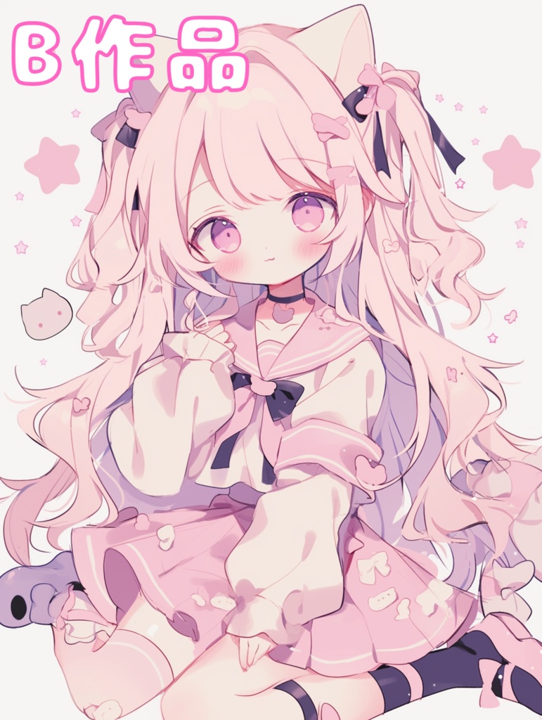 立ち絵素材_アイコン_女の子_ミニキャラ