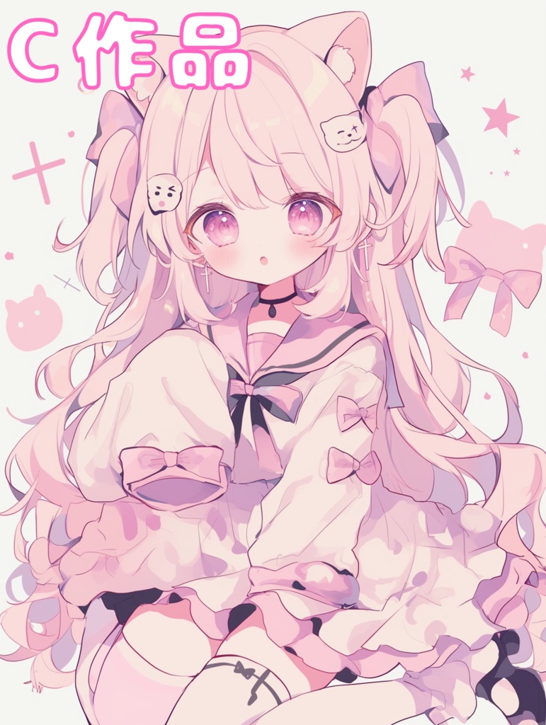 立ち絵素材_アイコン_女の子_ミニキャラ