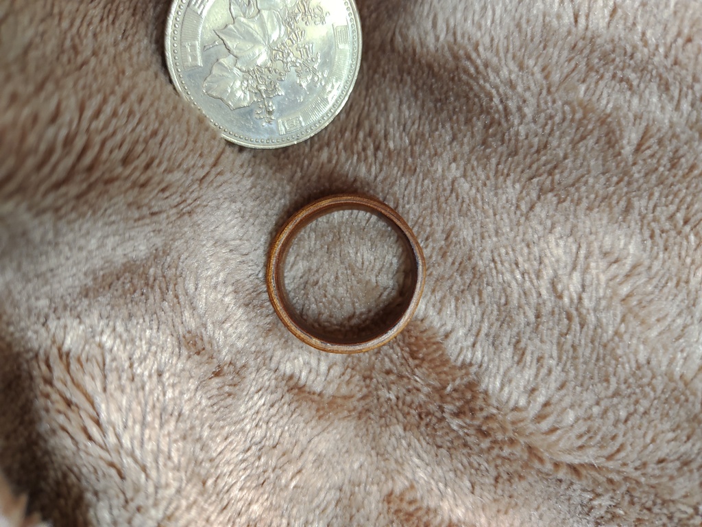 檜リング 2 (日本 約14号 / US size:~8.0) 指輪