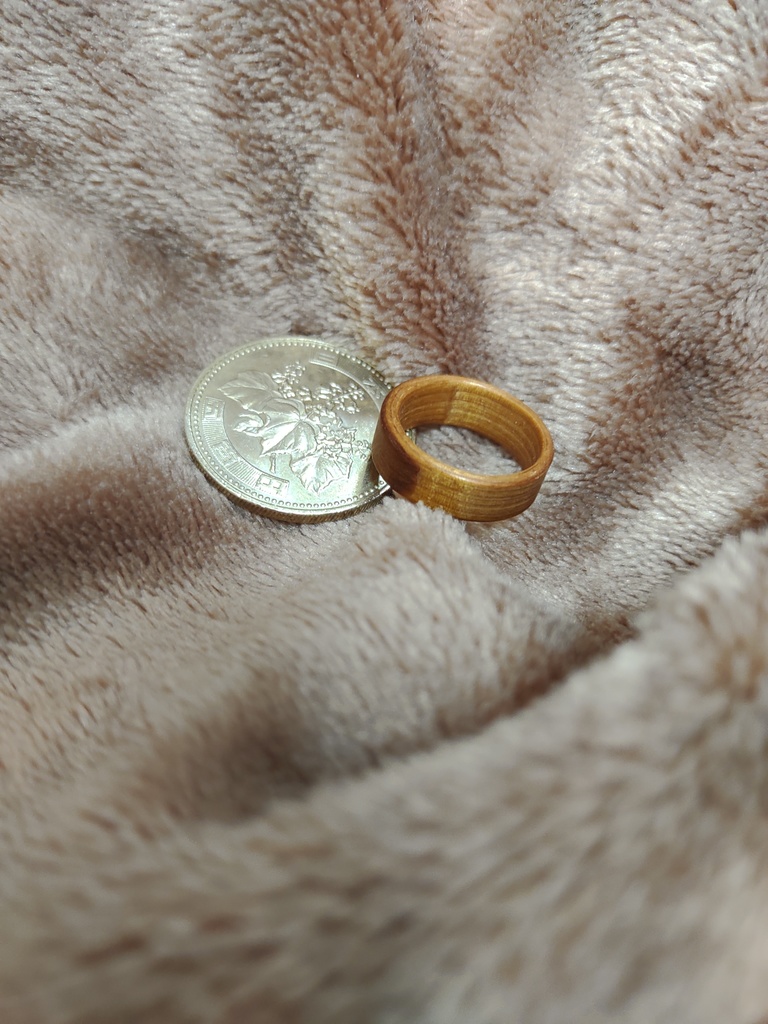 檜リング 3 (日本 約7.5号 / US size:~5.0)  指輪