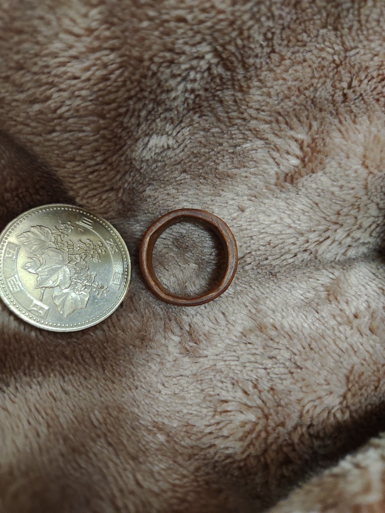 檜リング 4 (日本 約7号 / US size:~5.0) 指輪