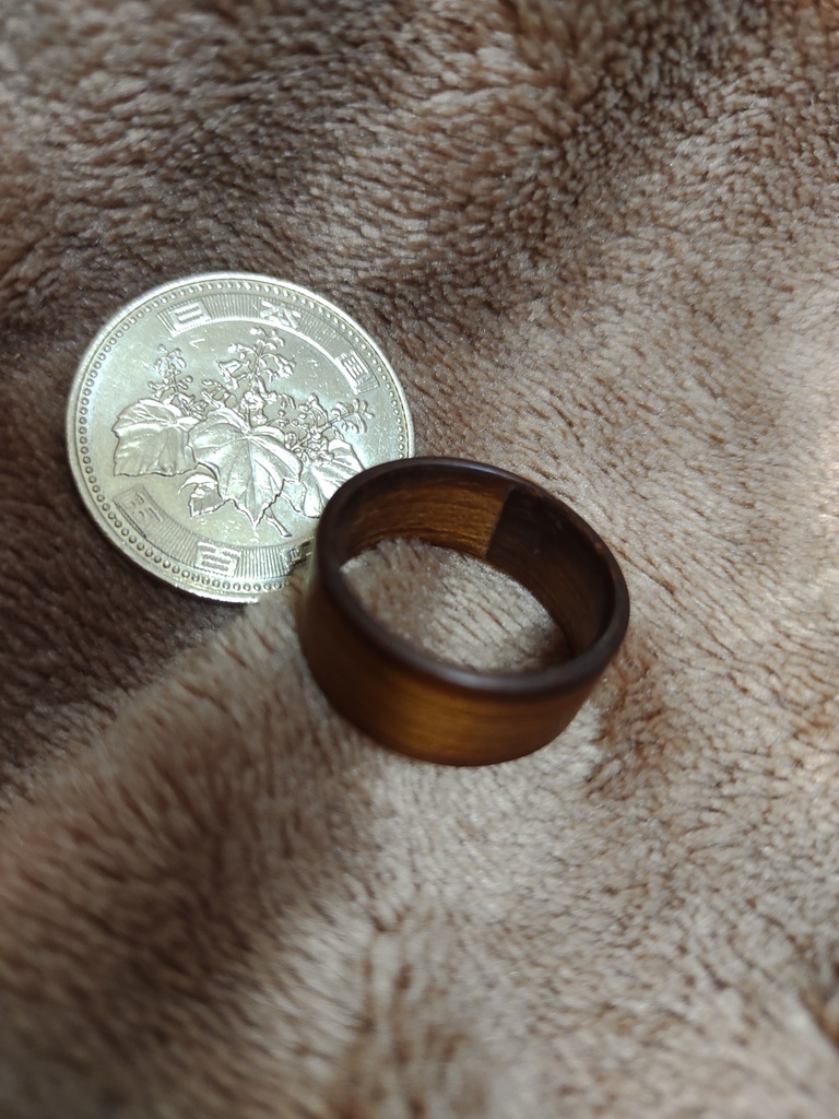 檜リング 5 (日本 約15号 / US size:~8.0) 指輪