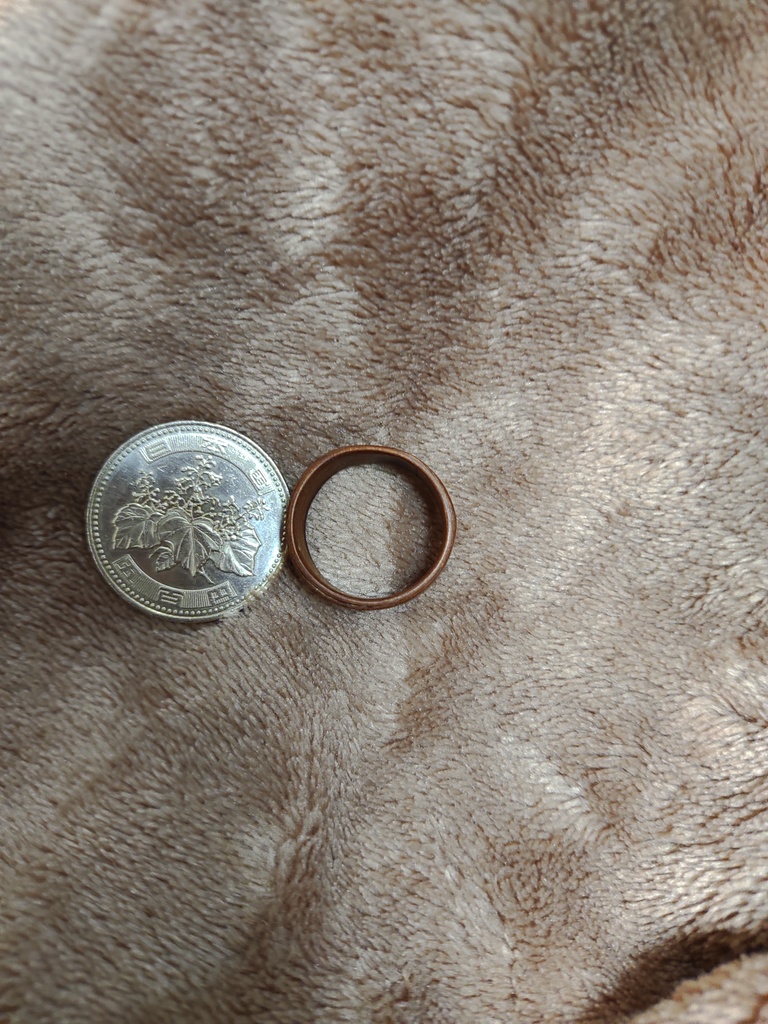 檜リング 5 (日本 約15号 / US size:~8.0) 指輪