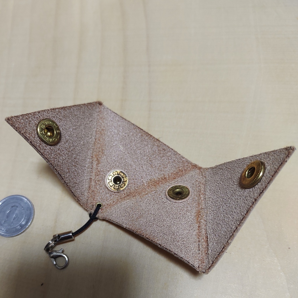 小さい三角ポーチ 無柄