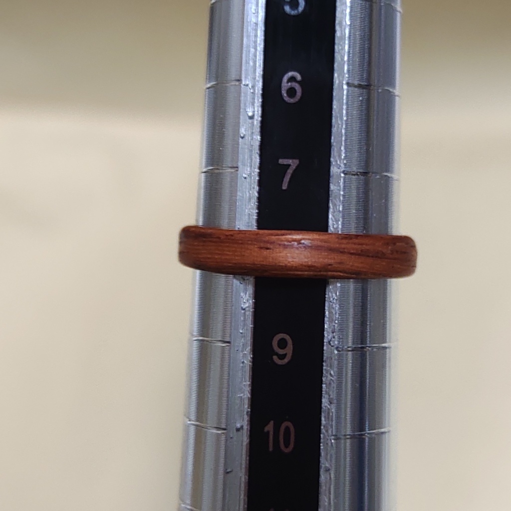 花梨リング 薄色(日本 約8号 / US size:~5.0) 指輪