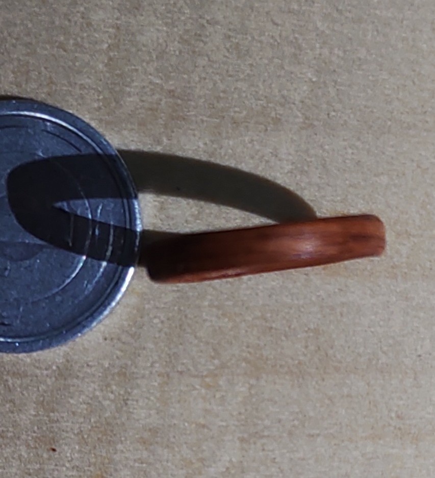 花梨リング 薄色(日本 約8号 / US size:~5.0) 指輪