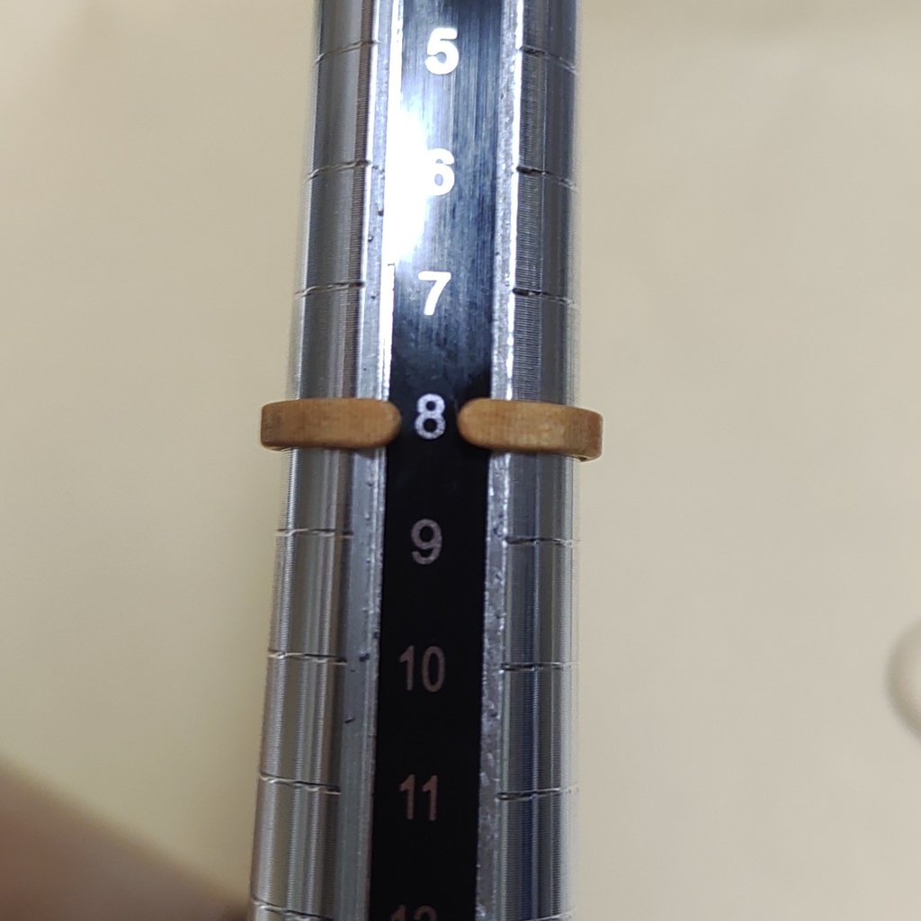 栃リング フレキシブル(日本 約8号 / US size:~5.0) 指輪