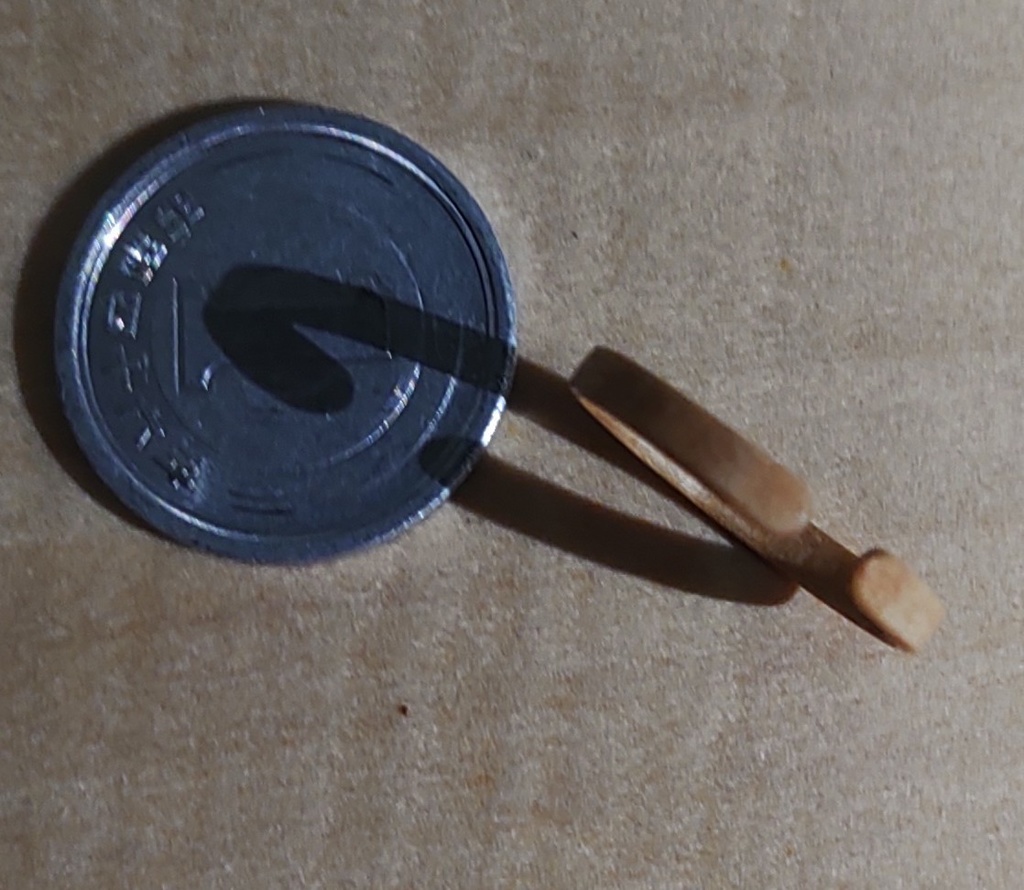 栃リング フレキシブル(日本 約8号 / US size:~5.0) 指輪