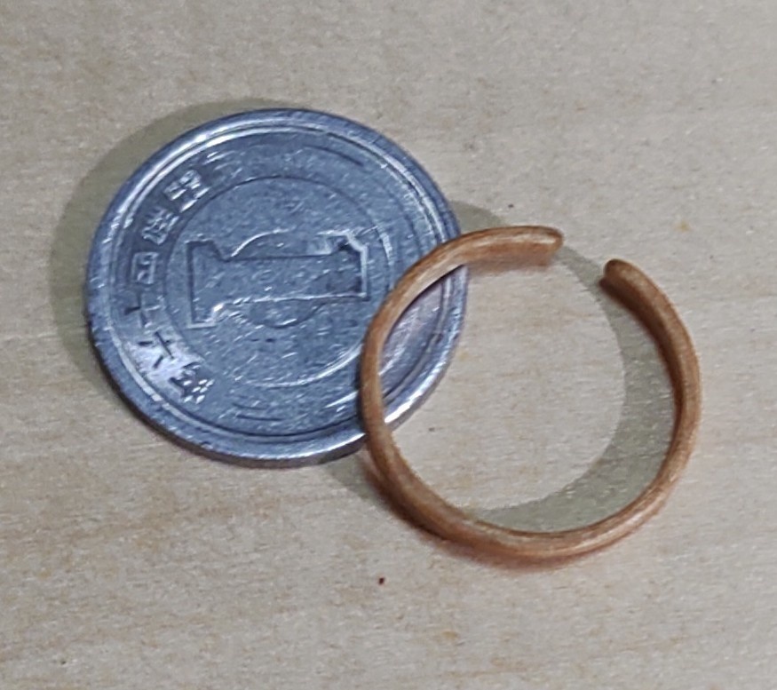 栃リング フレキシブル(日本 約8号 / US size:~5.0) 指輪